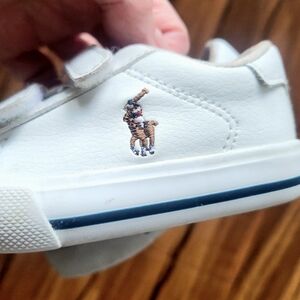 Ralph Lauren  Toddler White Sneakers